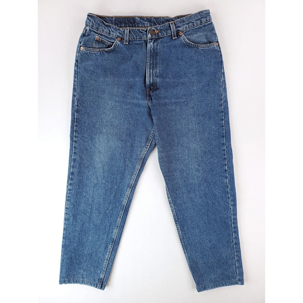 Vintage Levis 960 Jeans Womens 16 Loose Straight USA Made Denim Pants High Rise